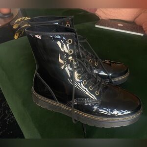 Glossy Black Doc Martens